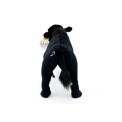 BIG COUNTRY TOYS FOUR SIXES BLACK ANGUS PLUSH 14in