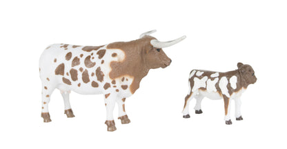 BIG COUNTRY TOYS LONGHORN COW & CALF