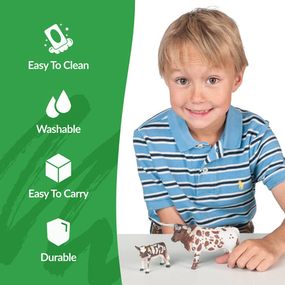 BIG COUNTRY TOYS LONGHORN COW & CALF