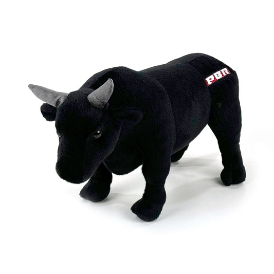 BIG COUNTRY TOYS PBR BLACK PLUSH BULL 14in-Ranges Country
