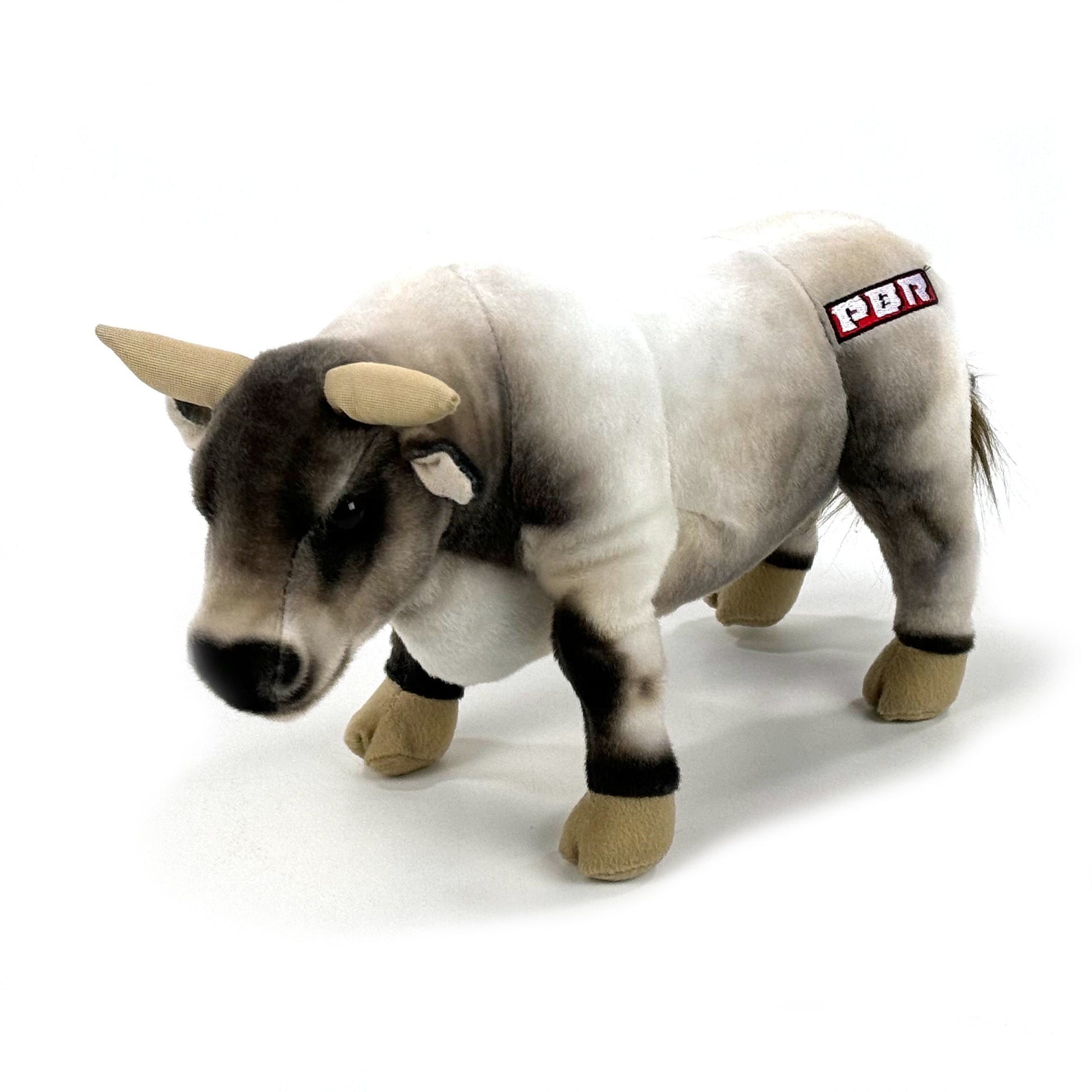 BIG COUNTRY TOYS PBR GREY PLUSH BULL 14in-Ranges Country