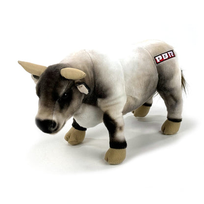 BIG COUNTRY TOYS PBR GREY PLUSH BULL 14in-Ranges Country