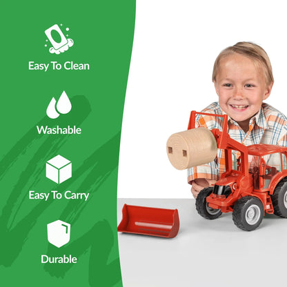 BIG COUNTRY TOYS RED TRACTOR AND IMPLEMENTS