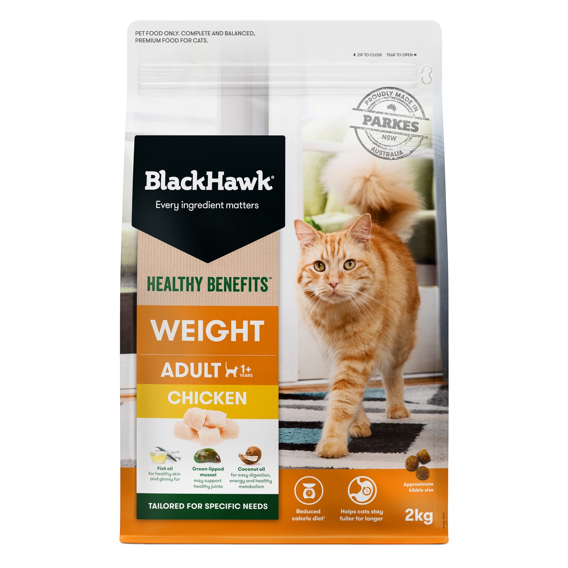 BLACK HAWK CAT WEIGHT MANAGEMENT 4KG-Ranges Country