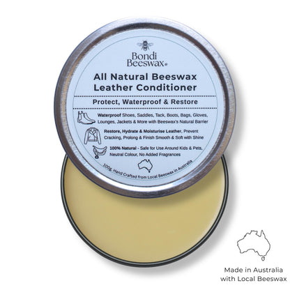 BONDI BEESWAX LEATHER CONDITIONER 100g-Ranges Country
