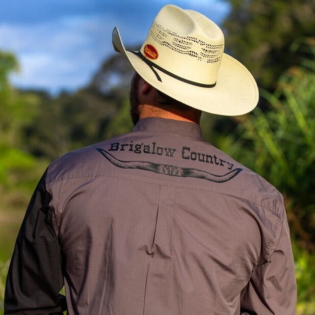 BRIGALOW BRONCO OFF WHITE HAT