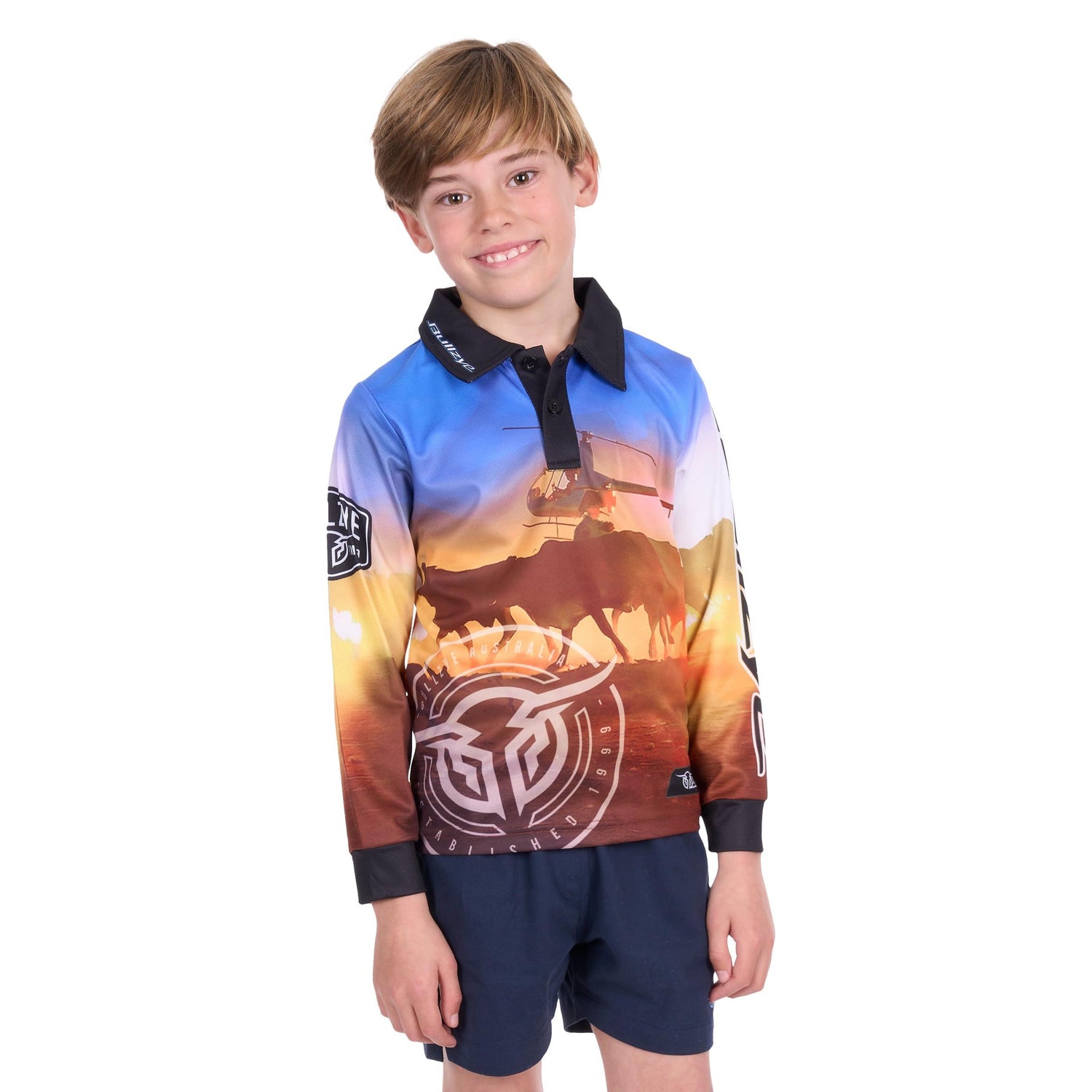 BULLZYE BOYS OUTBACK FISHING SHIRT-Ranges Country