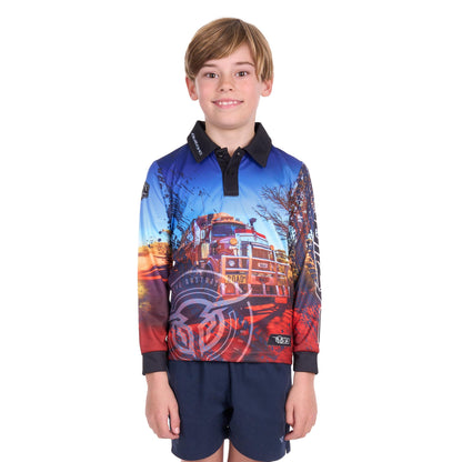 BULLZYE BOYS ROAD TRAIN FISHING SHIRT-Ranges Country