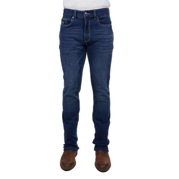 BULLZYE MENS ARCH SLIM STRAIGHT JEANS-Ranges Country