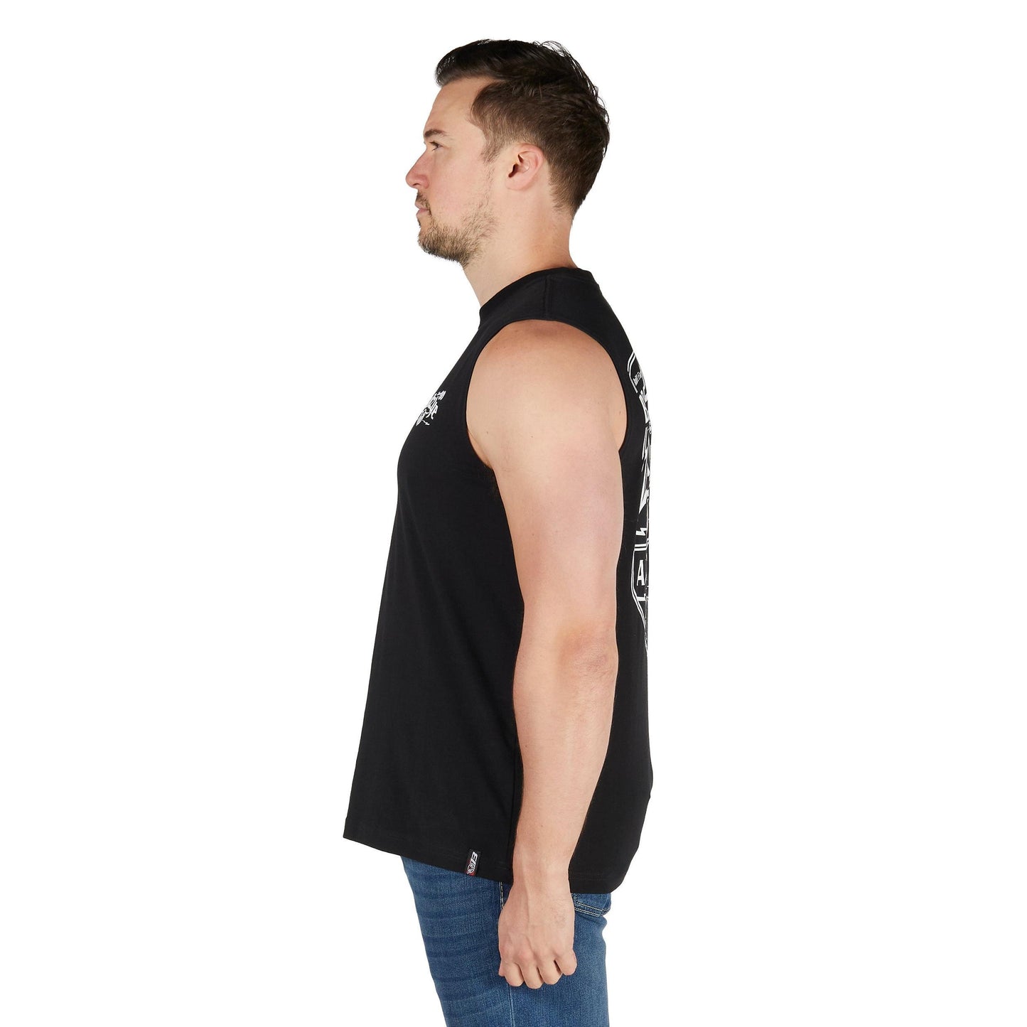 BULLZYE MENS BREWIN DUST MUSCLE TANK