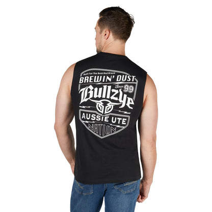 BULLZYE MENS BREWIN DUST MUSCLE TANK