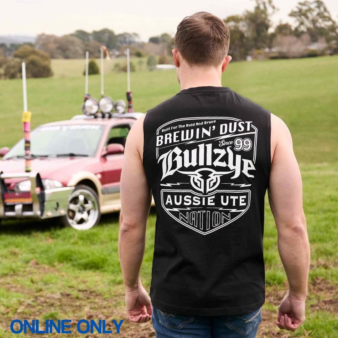 BULLZYE MENS BREWIN DUST MUSCLE TANK-Ranges Country