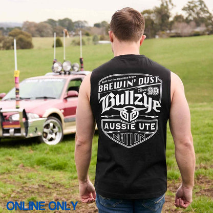 BULLZYE MENS BREWIN DUST MUSCLE TANK-Ranges Country