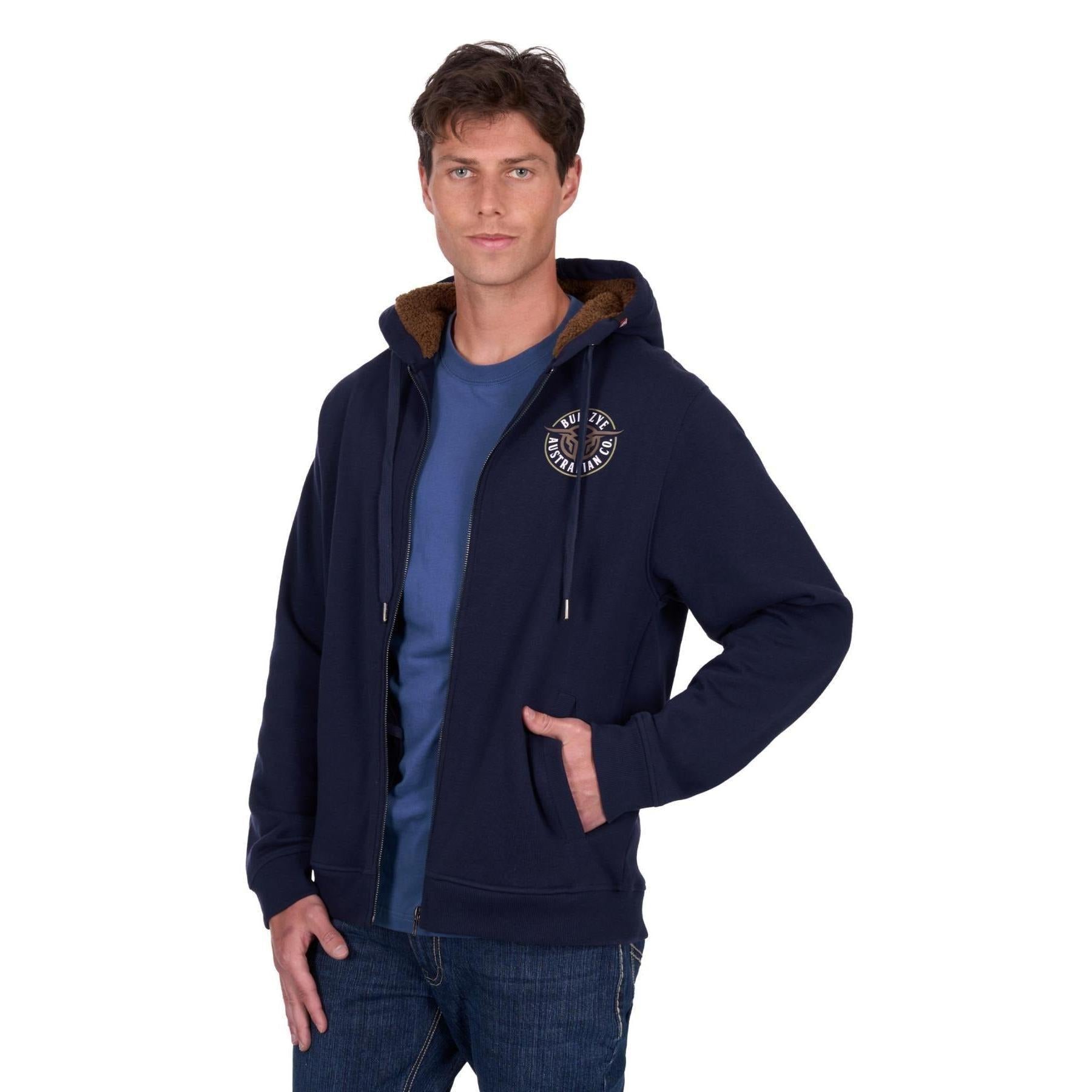 BULLZYE MENS BULLRING ZIP UP HOODY-Ranges Country