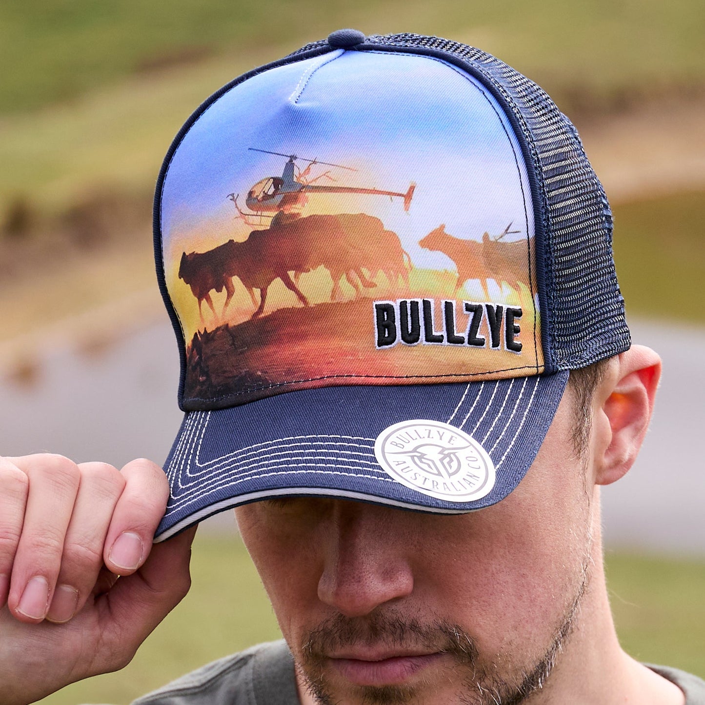 BULLZYE OUTBACK HIGH PROFILE TRUCKER CAP