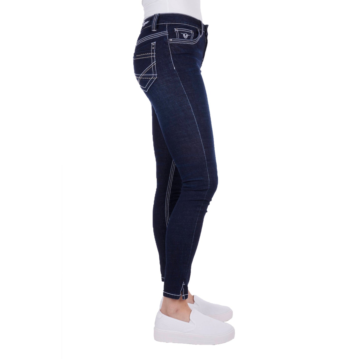 BULLZYE WOMENS ANNABEL SUPER SKINNY JEANS