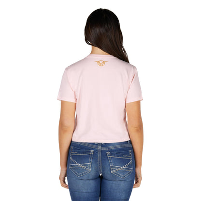 BULLZYE WOMENS EVIE CROP TEE