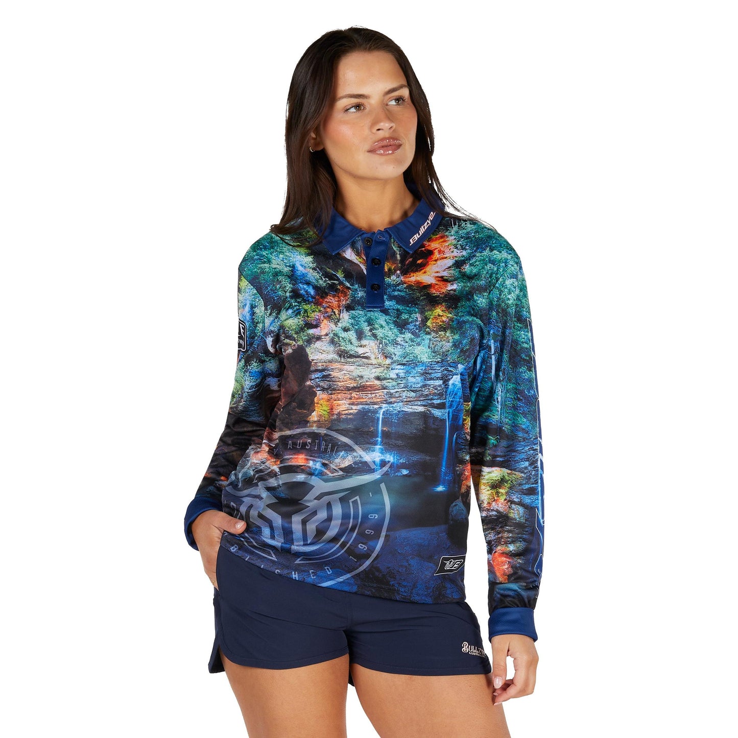BULLZYE WOMENS WATERFALL FISHING SHIRT