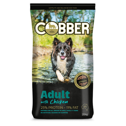 COBBER ADULT w/ CHICKEN 20KG-Ranges Country