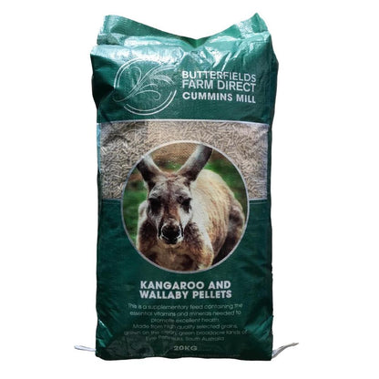 BUTTERFIELDS KANGAROO PELLETS 20KG-Ranges Country