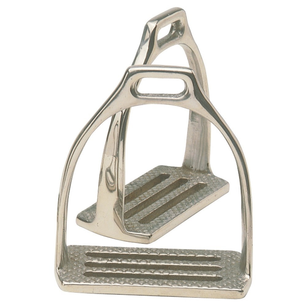 EQUISTEEL FOUR BAR CHROME PLATED STIRRUPS-Ranges Country