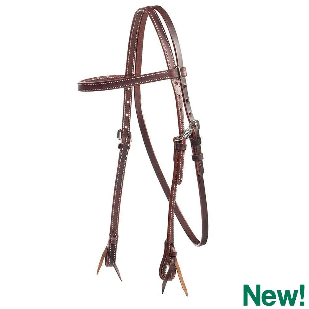 FORT WORTH 5/8in LEATHER BRIDLE-Ranges Country