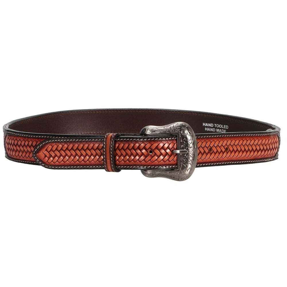 FORT WORTH BASKET WEAVE BEADED BELT