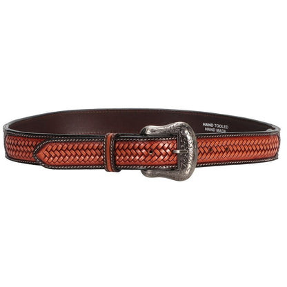FORT WORTH BASKET WEAVE BEADED BELT