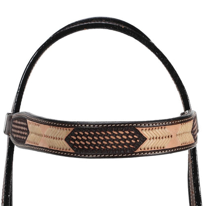 FORT WORTH COCHISE TWO TONE BRIDLE