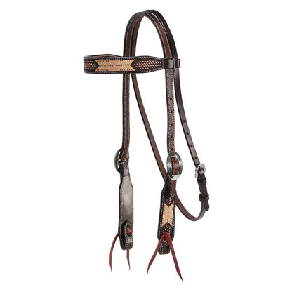 FORT WORTH COCHISE TWO TONE BRIDLE-Ranges Country
