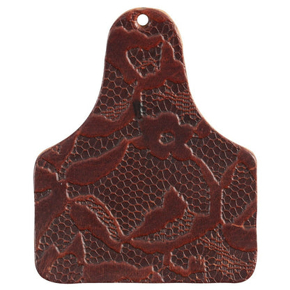 FORT WORTH EAR TAG TASSEL KEY RING