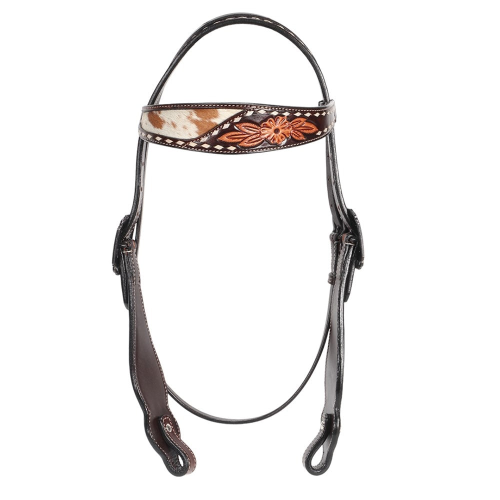 FORT WORTH HALONA COWHIDE BRIDLE-Ranges Country