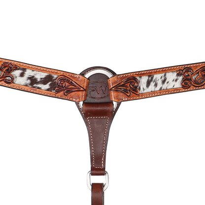 FORT WORTH LONGHORN COWHIDE INLAY BREASTPLATE
