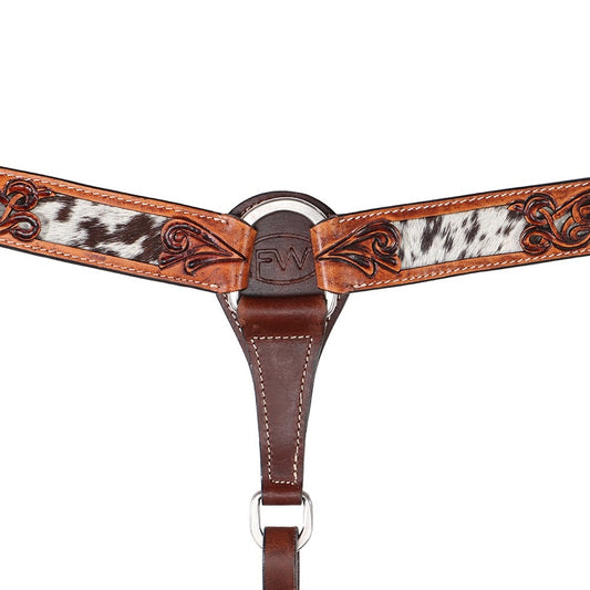 FORT WORTH LONGHORN COWHIDE INLAY BREASTPLATE