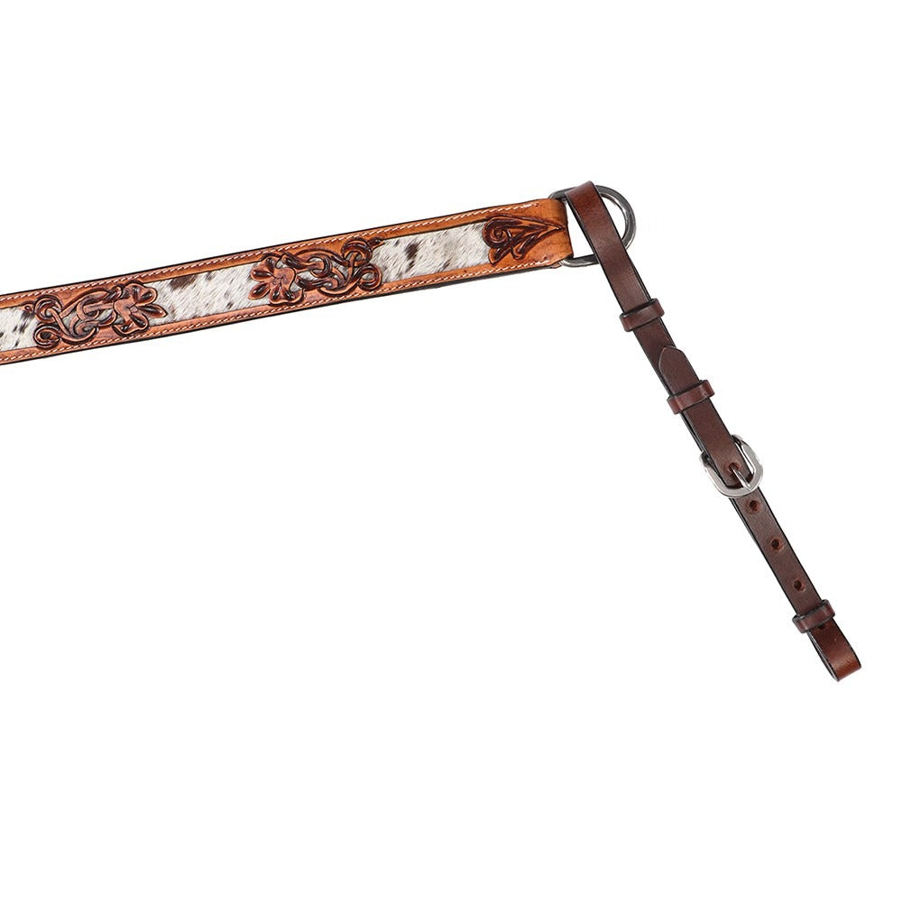 FORT WORTH LONGHORN COWHIDE INLAY BREASTPLATE