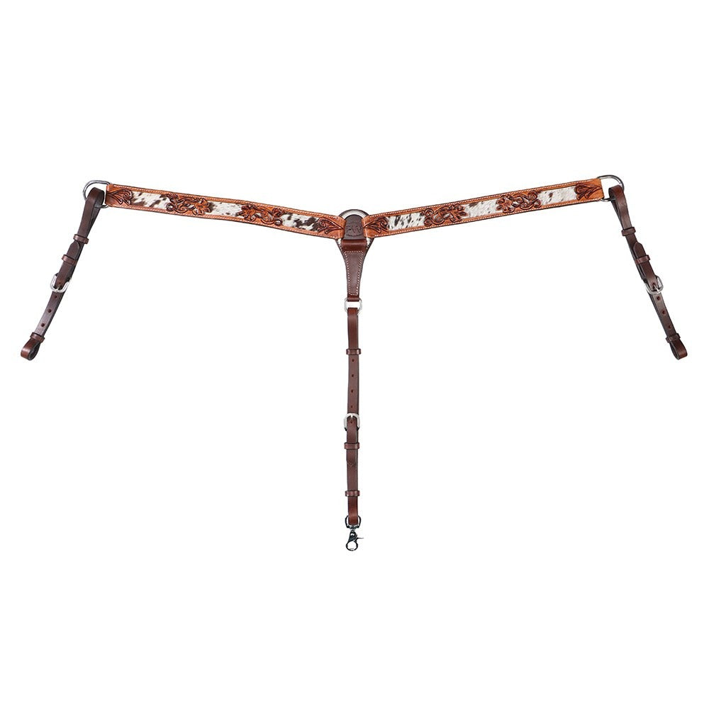 FORT WORTH LONGHORN COWHIDE INLAY BREASTPLATE-Ranges Country
