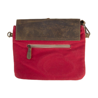 FORT WORTH NAVAJO COWHIDE LEATHER HAND BAG