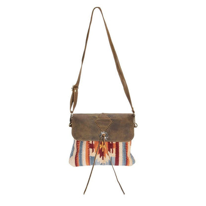 FORT WORTH NAVAJO COWHIDE LEATHER HAND BAG-Ranges Country