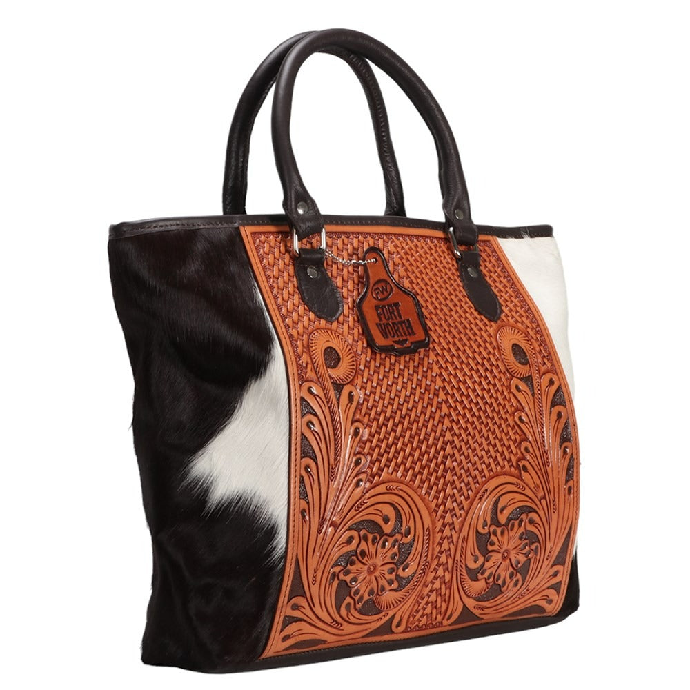 FORT WORTH TOOLED LEATHER & COWHIDEHANDBAG Ranges Country