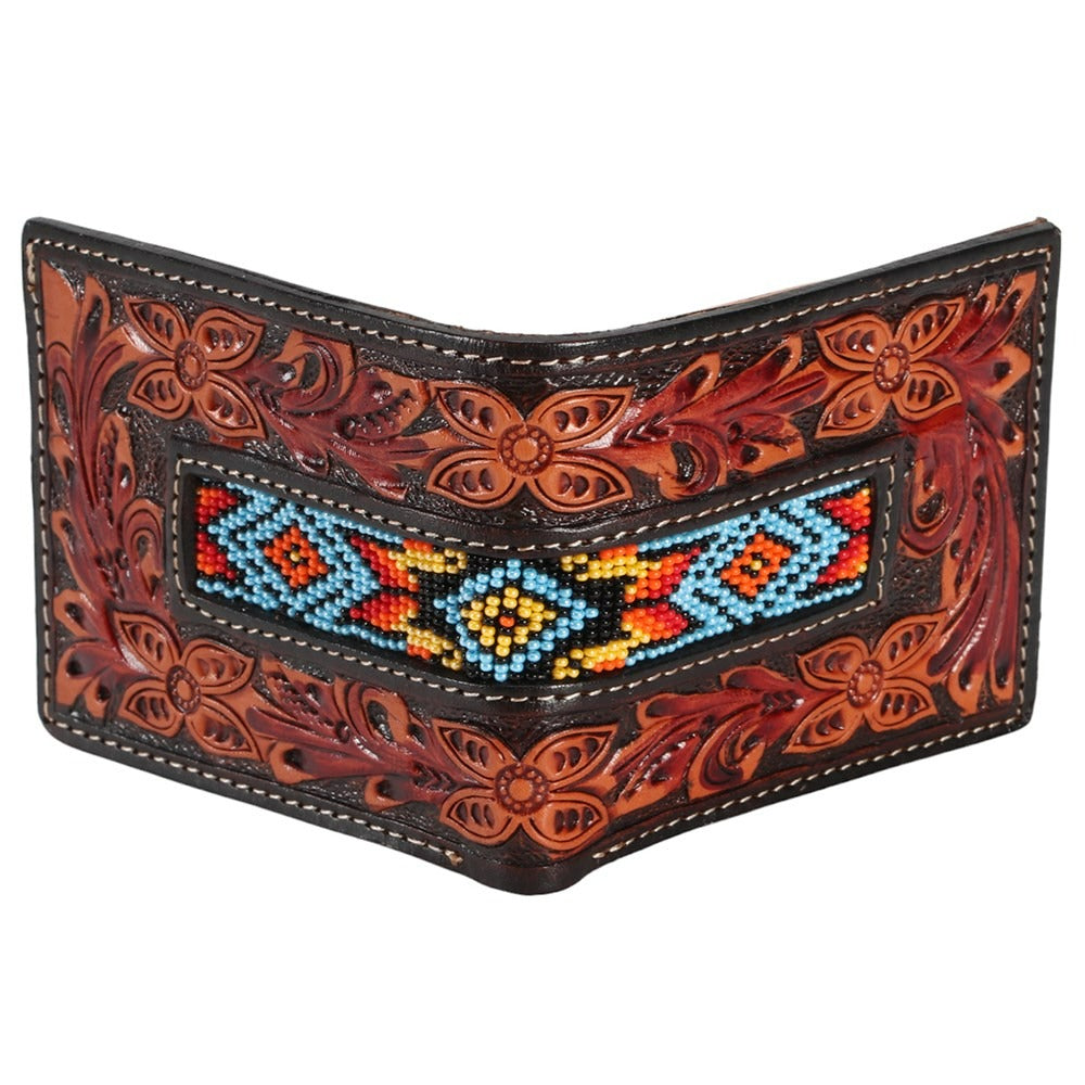 FORT WORTH TURQUOISE AZTEC BI FOLD WALLET