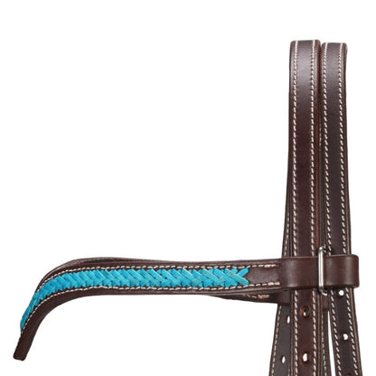 FORT WORTH V BROW w/ BRAIDING BRIDLE