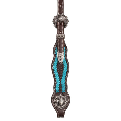 FORT WORTH V BROW w/ BRAIDING BRIDLE