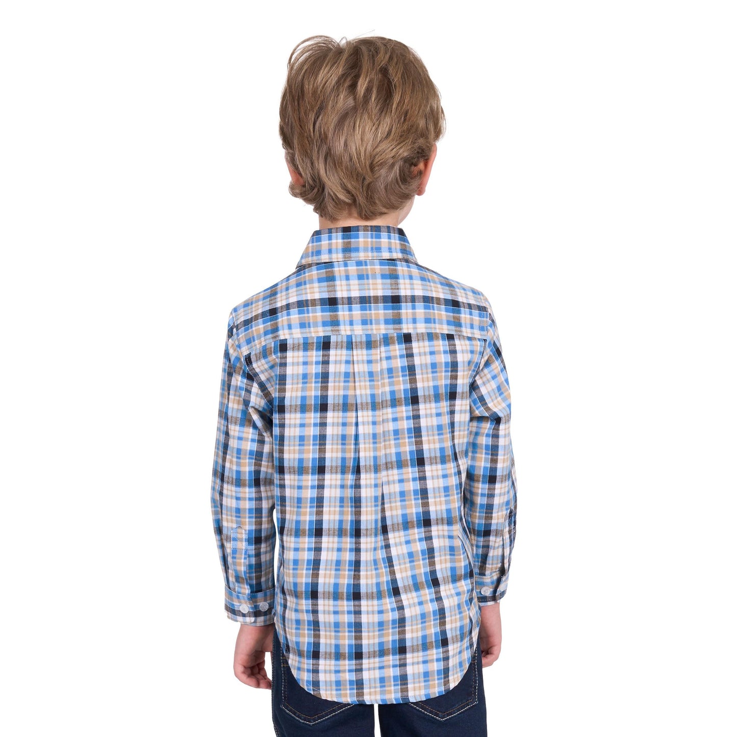 HARD SLOG KIDS GIBSON HALF BUTTON SHIRT
