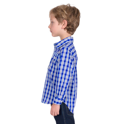 HARD SLOG KIDS LEVERS HALF BUTTON SHIRT