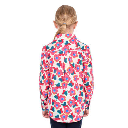 HARD SLOG KIDS LORRI HALF BUTTON SHIRT