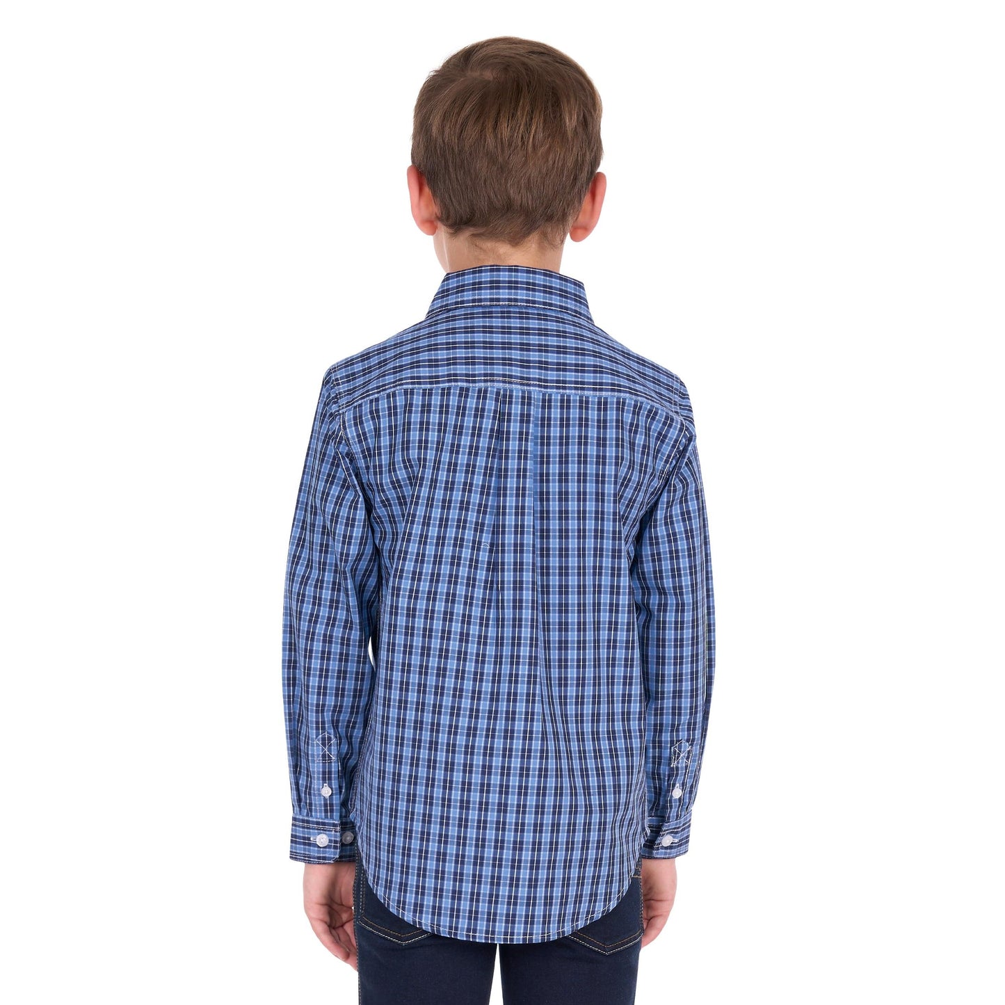 HARD SLOG KIDS WYATT HALF BUTTON SHIRT