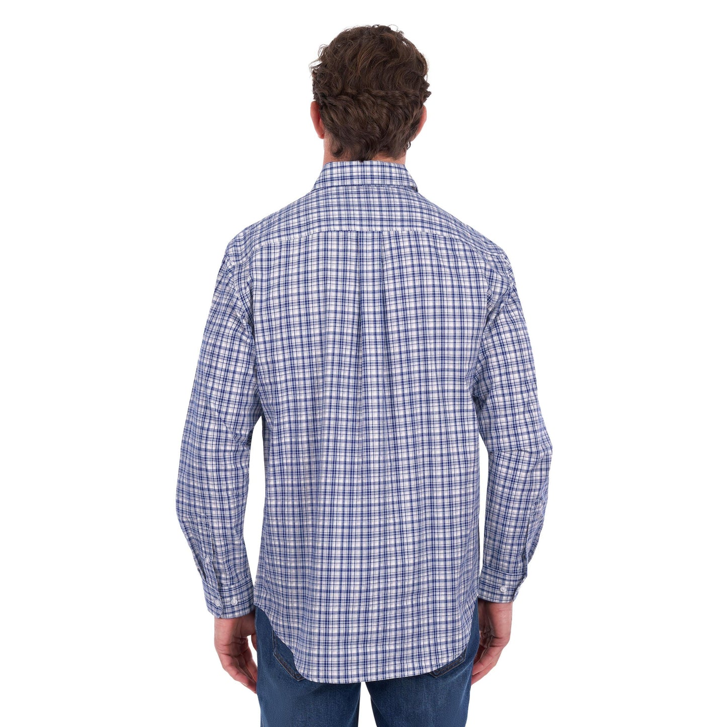 HARD SLOG MENS BROOKS HALF BUTTON SHIRT