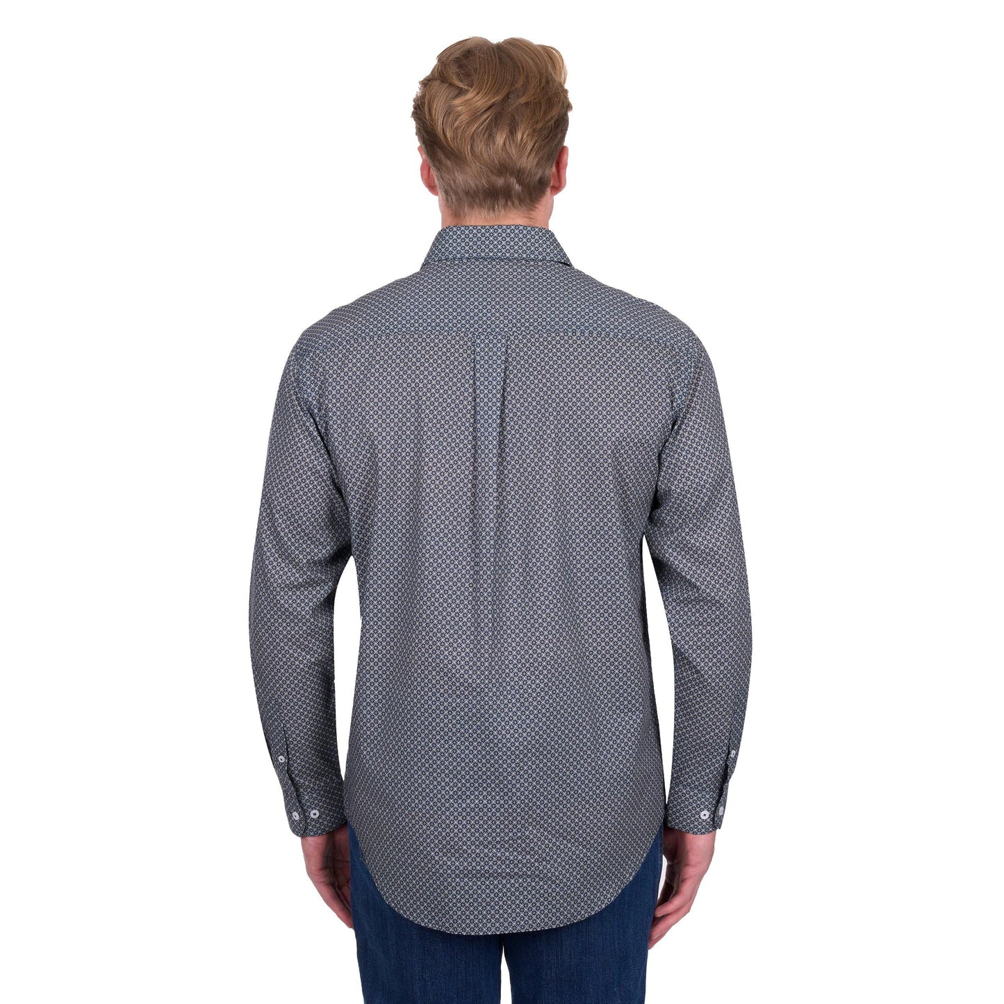 HARD SLOG MENS TOMSON HALF BUTTON SHIRT