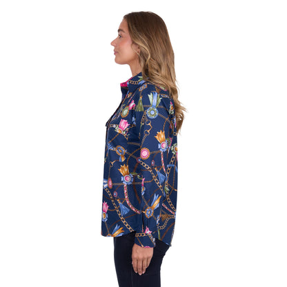 HARD SLOG WOMENS JOLIE FULL BUTTON SHIRT