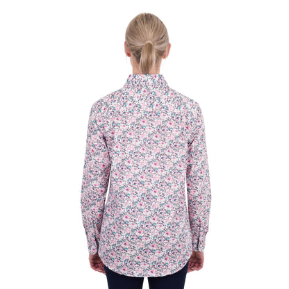 HARD SLOG WOMENS JOYCE HALF BUTTON SHIRT